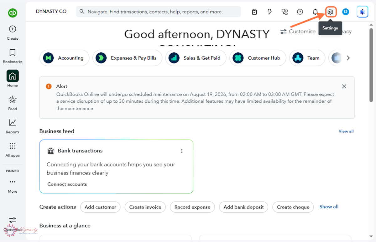 How to Update Company Details in QuickBooks Online screenshot