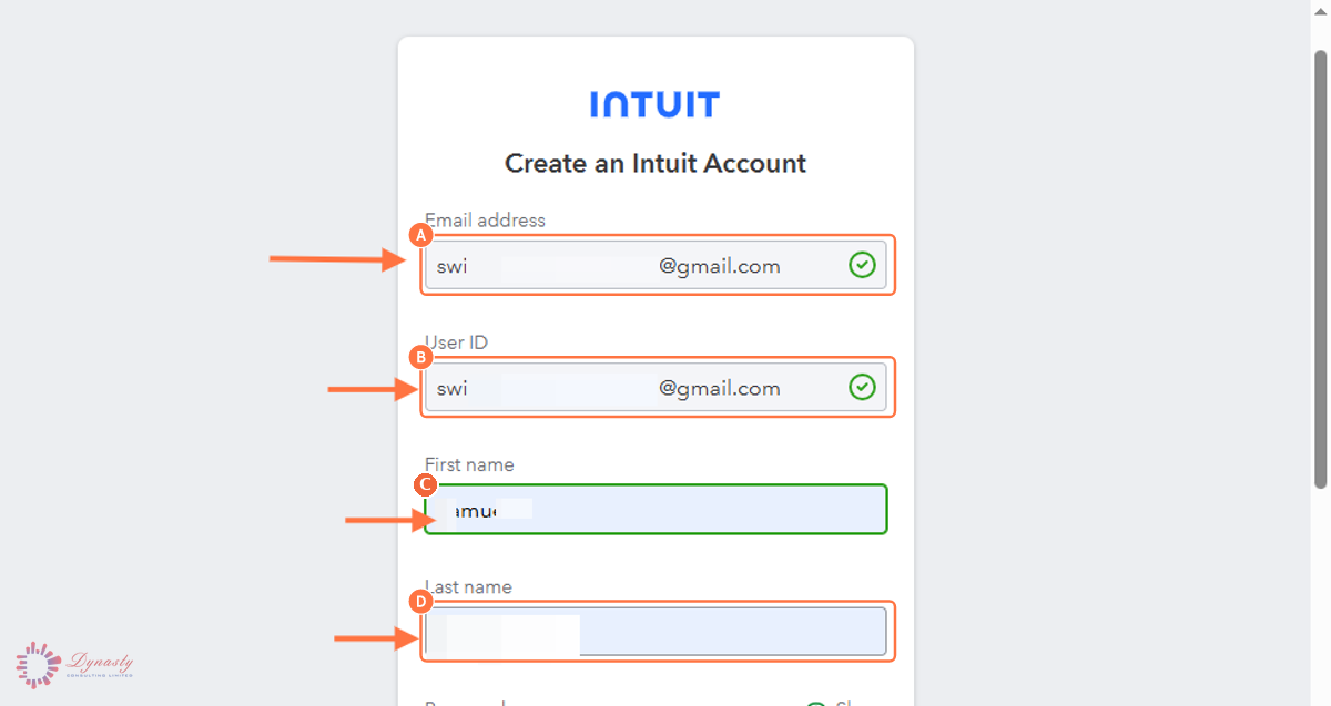 How to Accept an Intuit Invite for a QuickBooks Online Company screenshot
