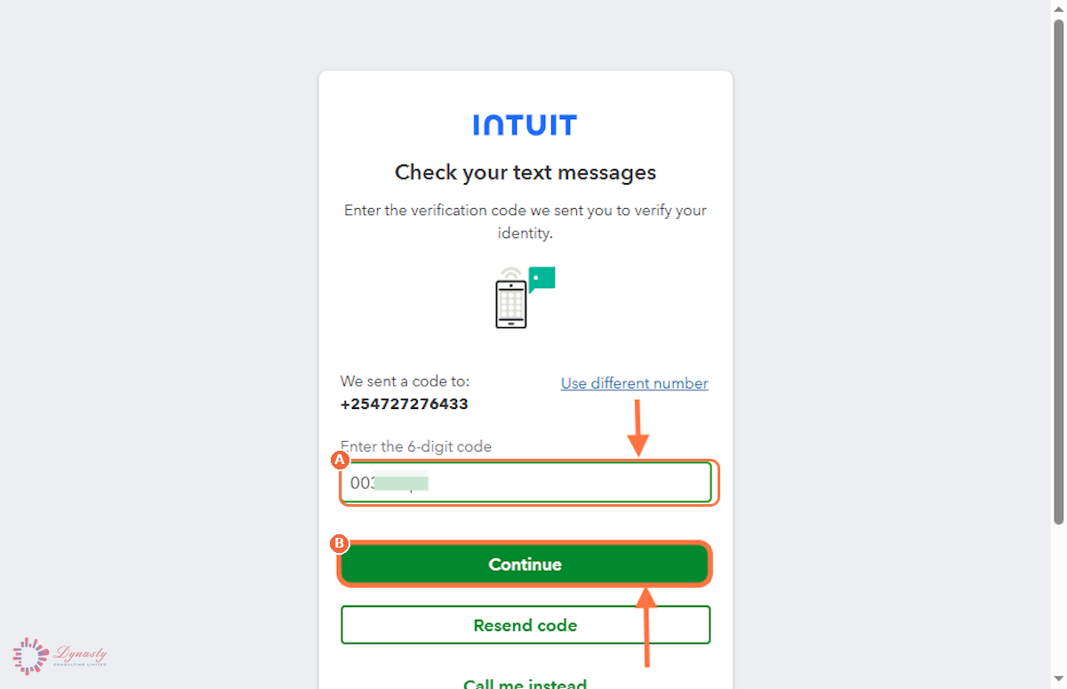 How to Accept an Intuit Invite for a QuickBooks Online Company screenshot