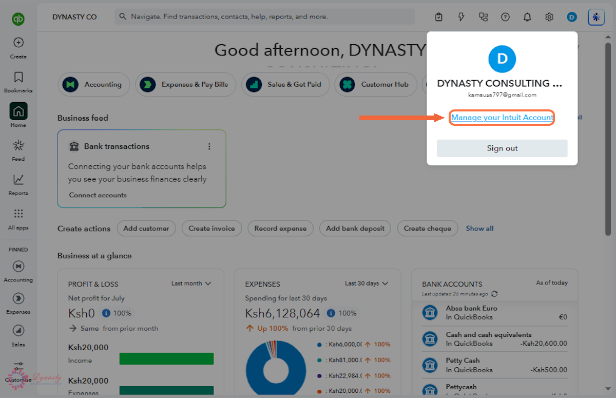 How to Change Your Phone Number in QuickBooks Online screenshot
