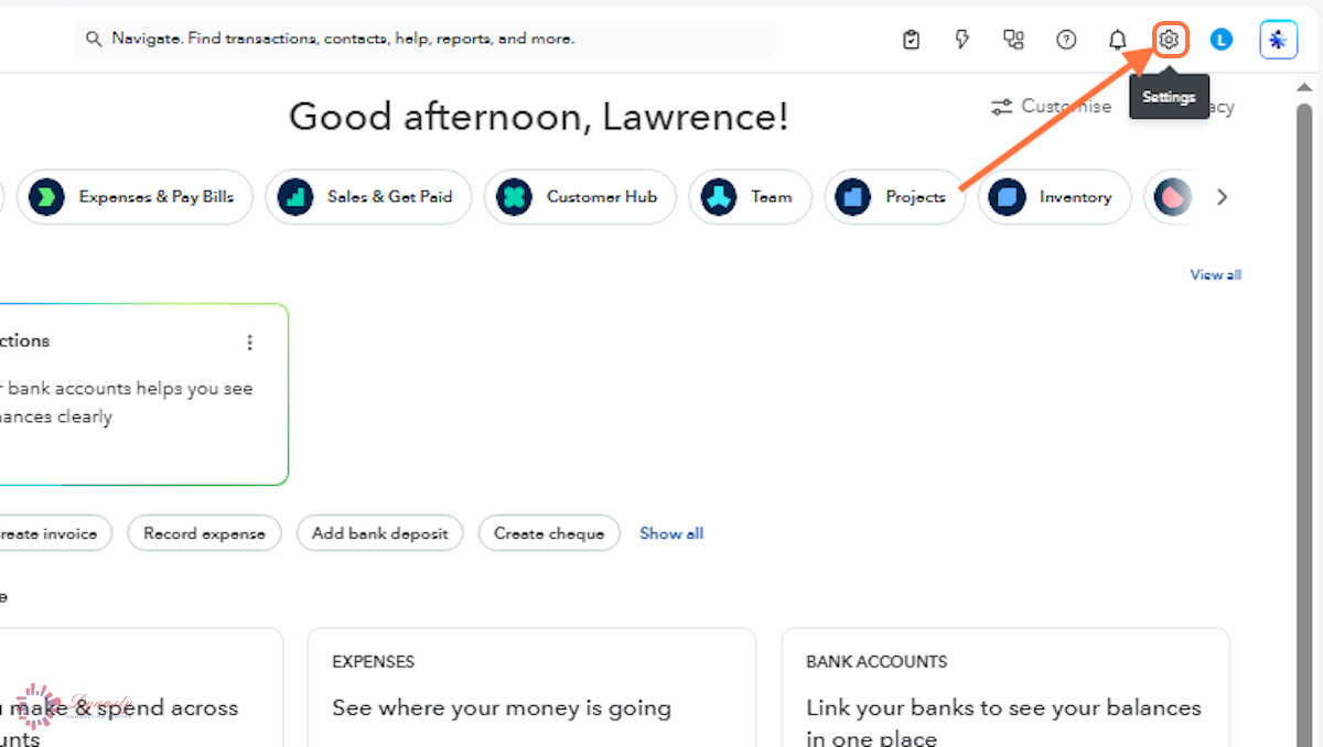 How to Create Sub-Accounts in the Chart of Accounts — QuickBooks Online screenshot