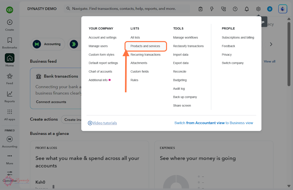 How to Add an Item — Non-Inventory in QuickBooks Online screenshot